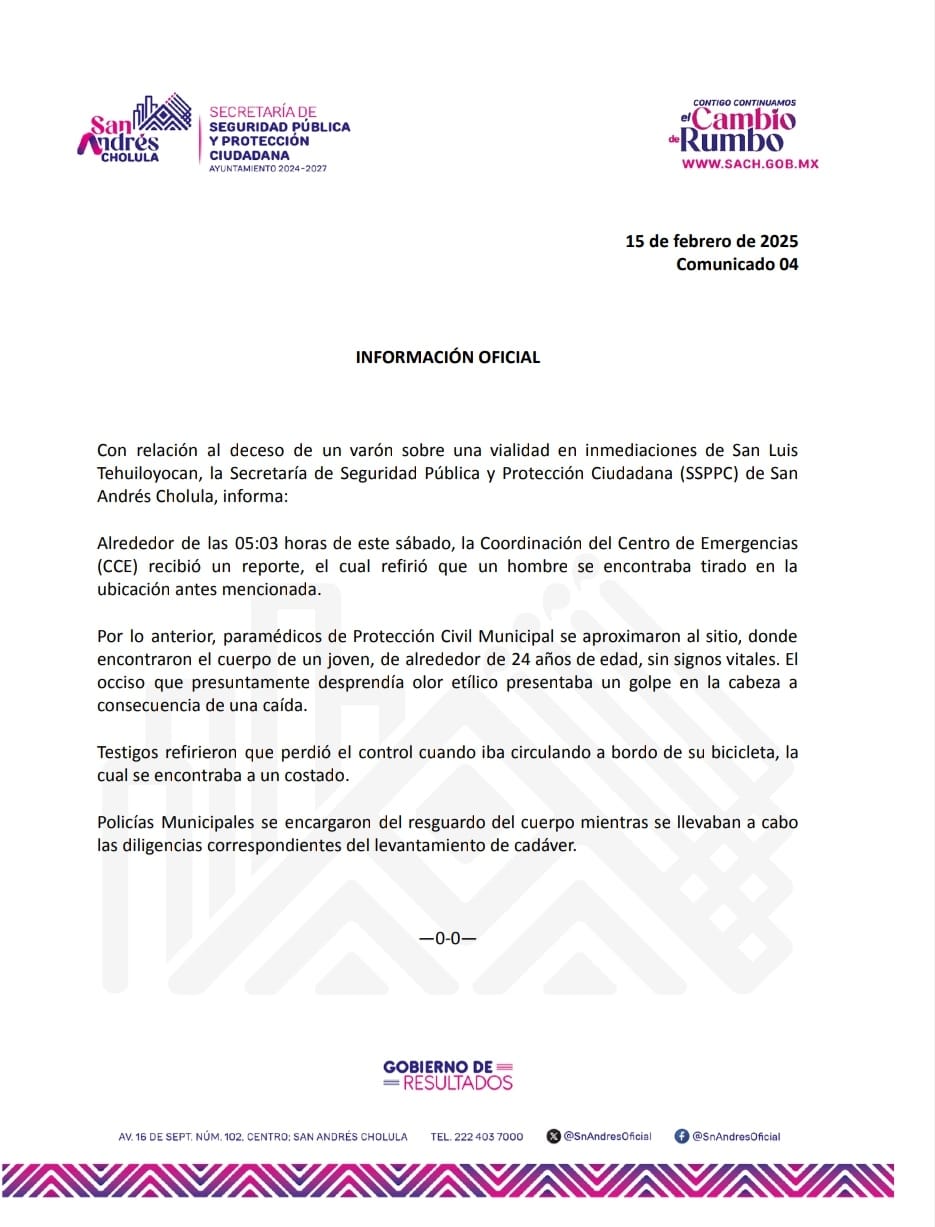 Información Oficial