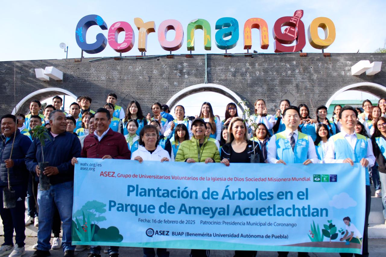 Impulsa Coronango el cuidado del medio ambiente con reforestación y programa Adopta un Árbol