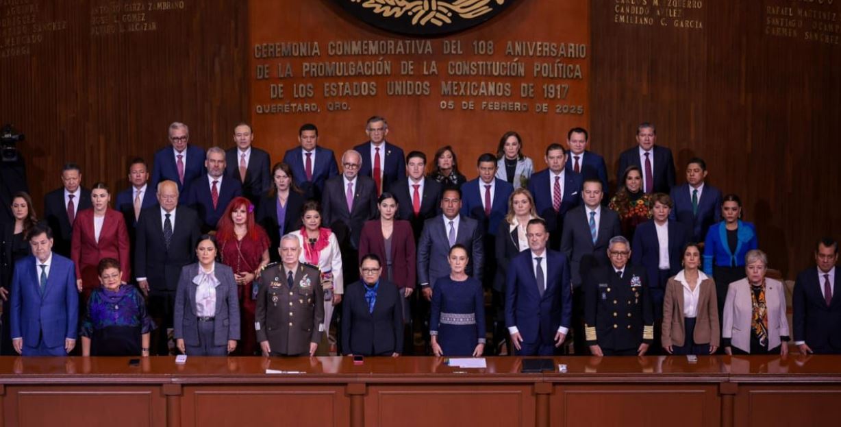 Armenta respalda reformas antirreeleccionistas en 108 aniversario de la Constitución