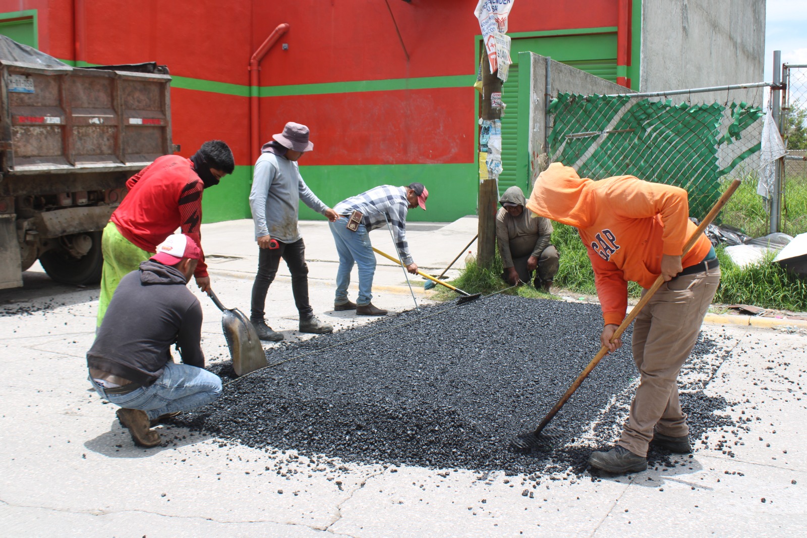 Invierte Coronango 1.9 mdp en acciones de bacheo y obras complementarias