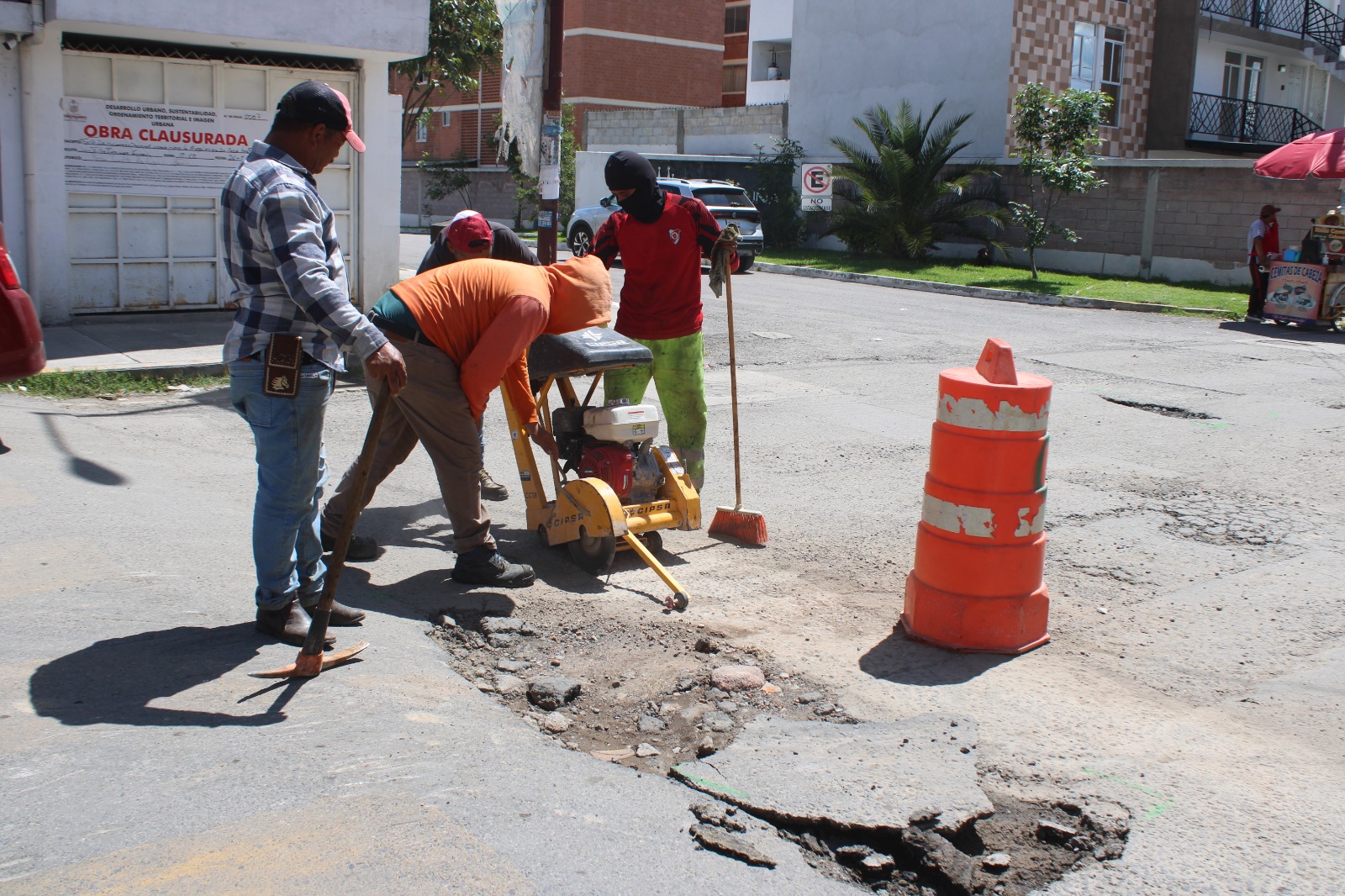 Invierte Coronango 1.9 mdp en acciones de bacheo y obras complementarias