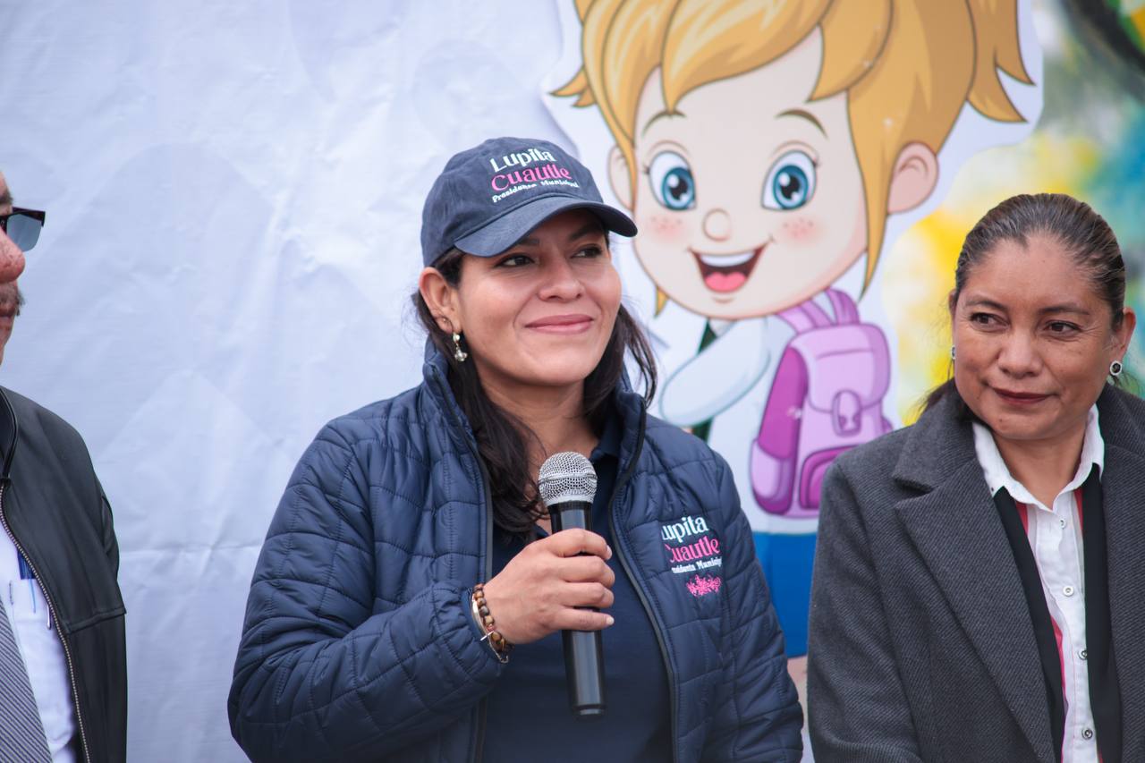 Promueve Lupita Cuautle movilidad responsable en San Andrés Cholula