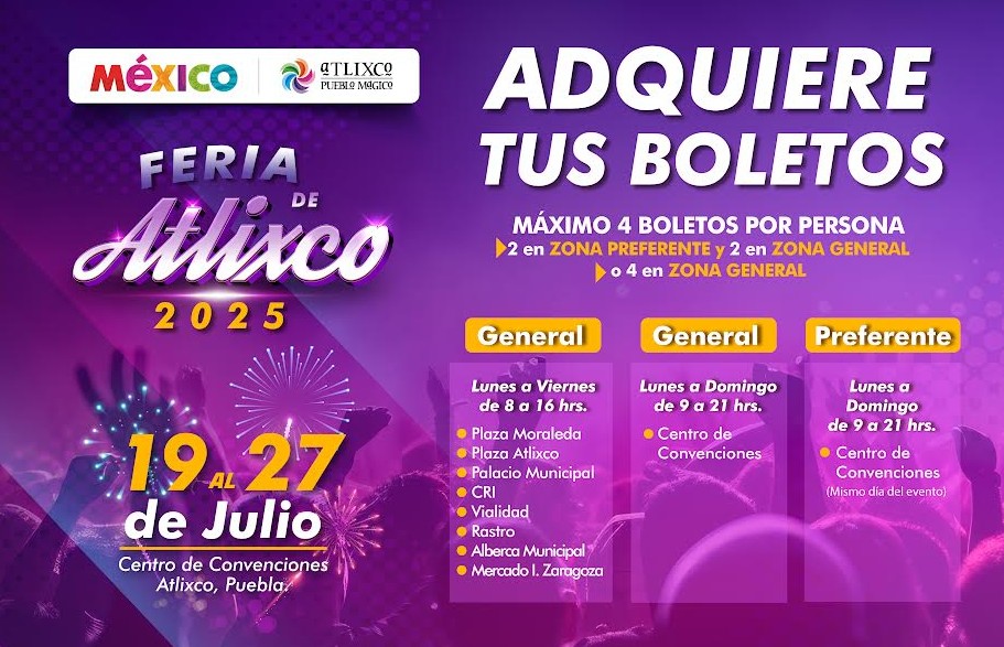 Atlixco se llena de vida con su feria 2025