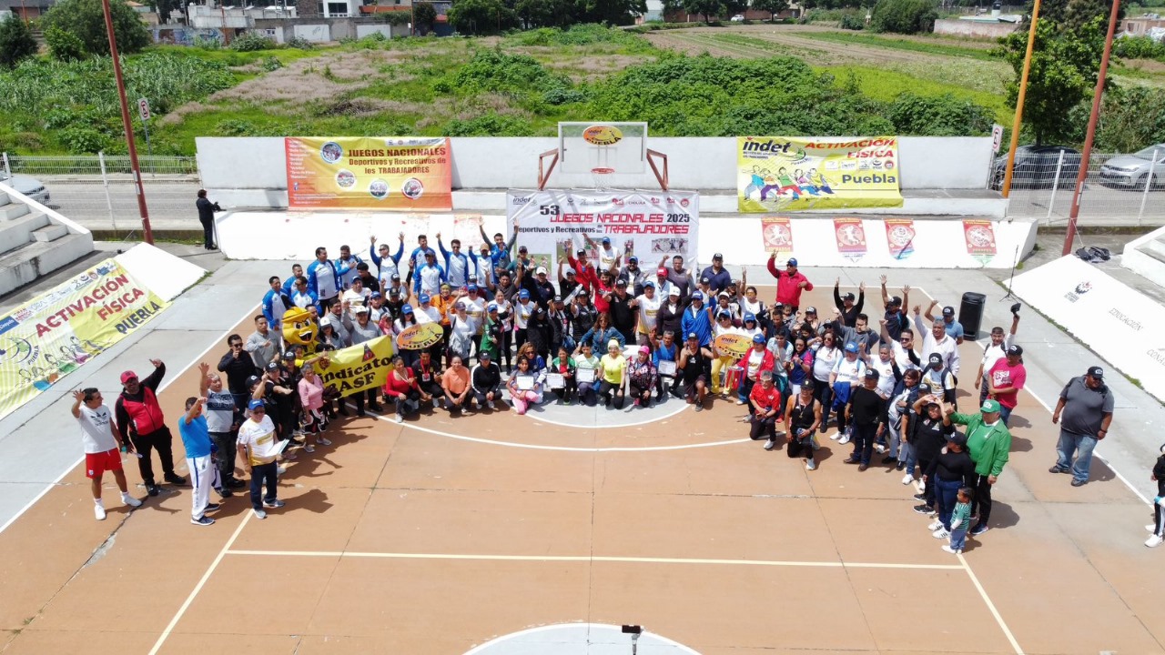 San Pedro Cholula es sede de los 53 Juegos Deportivos y Recreativos de los Trabajadores – Etapa Estatal