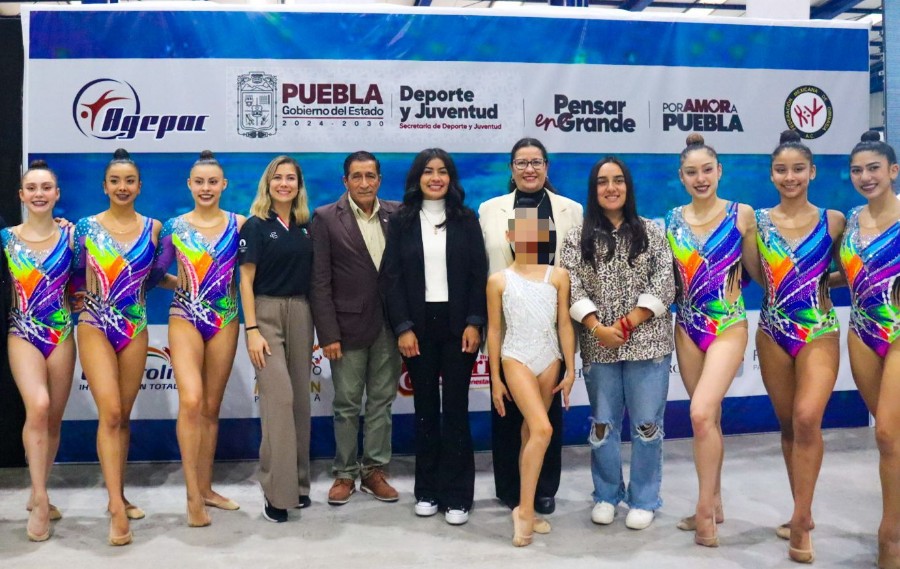 Éxito rotundo en la Octava Copa Puebla de Gimnasia Rítmica