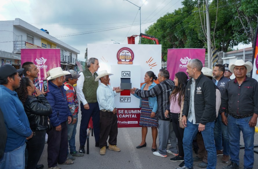 Transformación del alumbrado en San Andrés Azumiatla