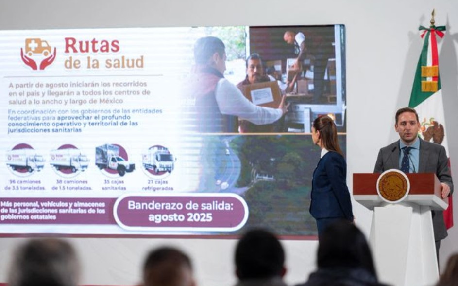 Lanzan Rutas de la Salud: medicamentos llegarán a todos los rincones del país