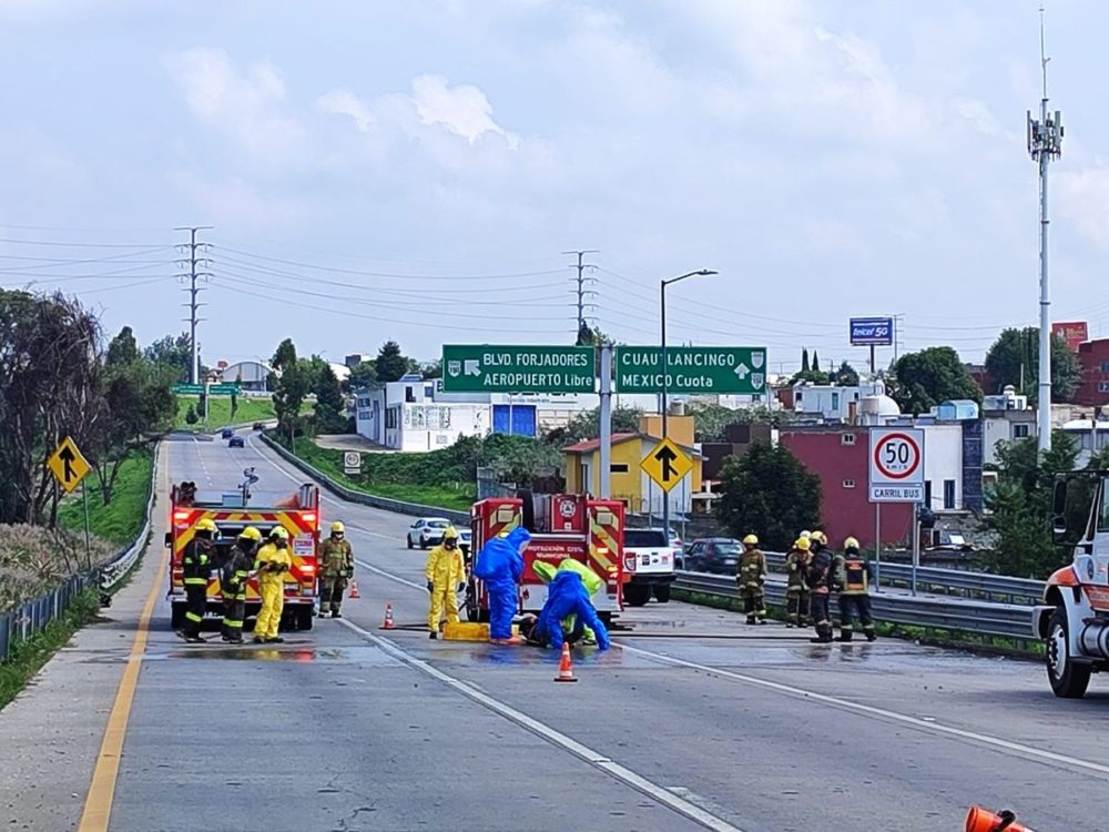 Simulacro Metropolitano Pone a Prueba la Respuesta ante Fuga de Amoniaco en el Periférico Ecológico