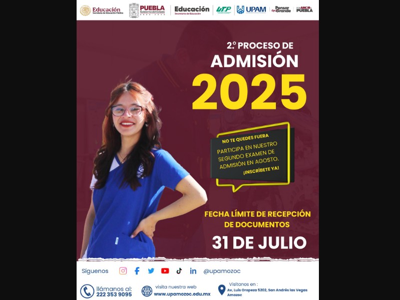 Convocatoria 2025 de la UPAM: una opción de futuro con sentido social