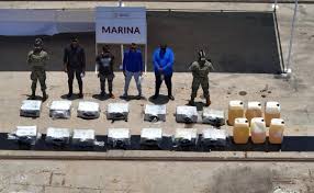 Semar decomisa 559 kg de cocaína en Oaxaca y detiene a cuatro narcos