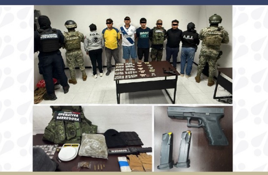 Detienen a cinco generadores de violencia vinculados con "La Barredora"