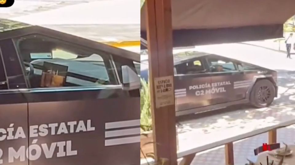 Policías ven Netflix en Cybertruck de Jalisco y desatan escándalo