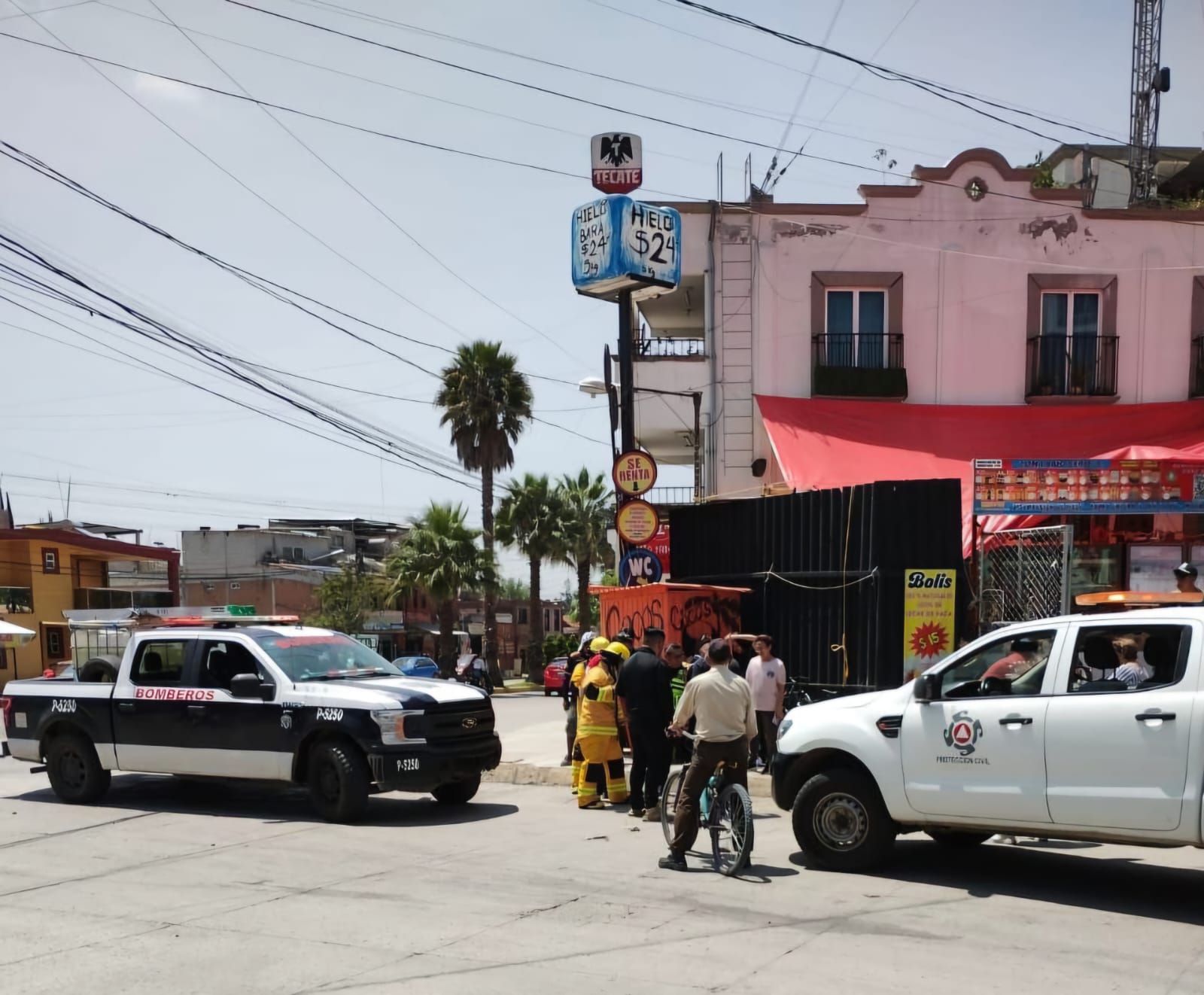 Rescatan a perrito atrapado en alcantarilla gracias a la oportuna respuesta de Bomberos y Protección Civil