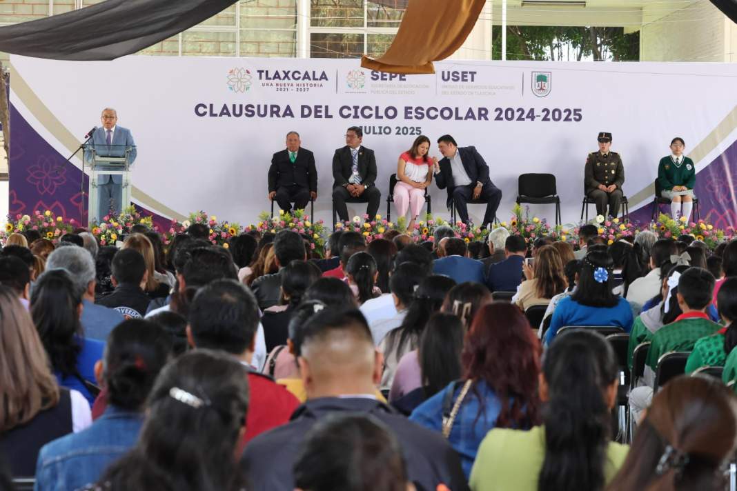 Clausura ciclo escolar 2024-2025 en Tlaxcala: educación y futuro tecnológico
