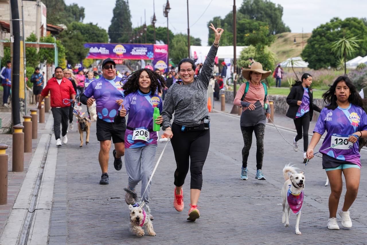 Celebra San Andrés Cholula su Primera Carrera Canina