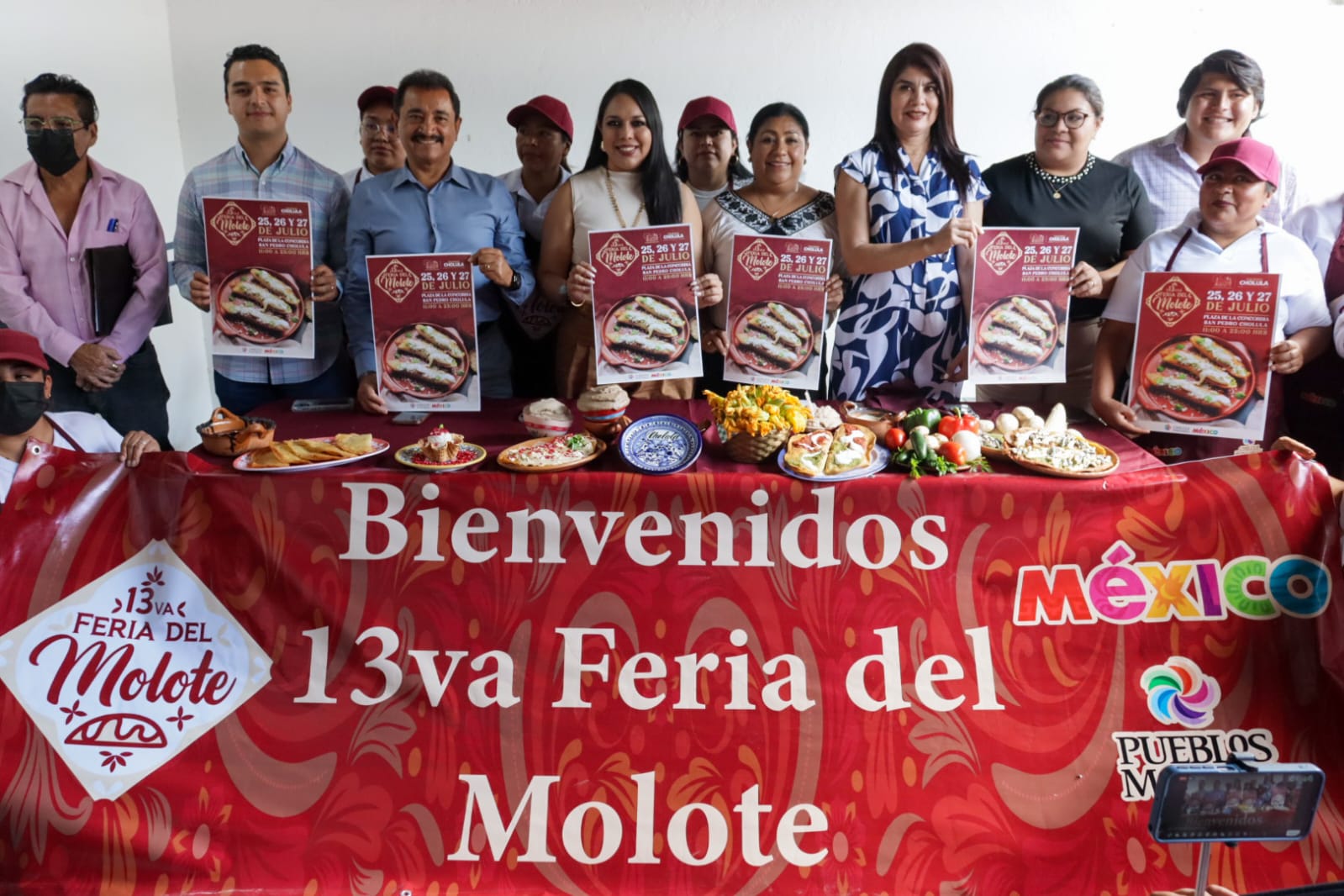 San Pedro Cholula se prepara para la XIII Feria del Molote 2025