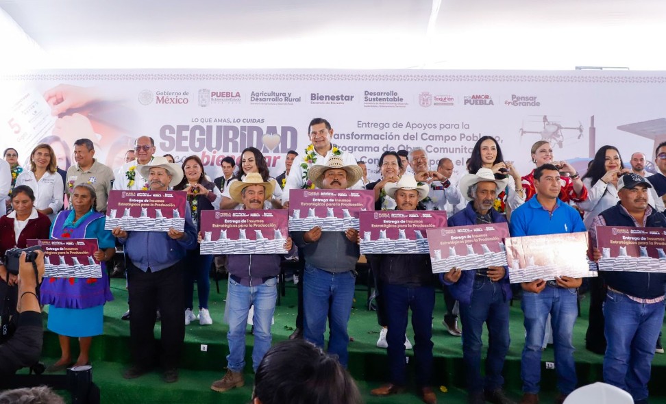 Impulsan la soberanía alimentaria con apoyos a más de 2 mil productores
