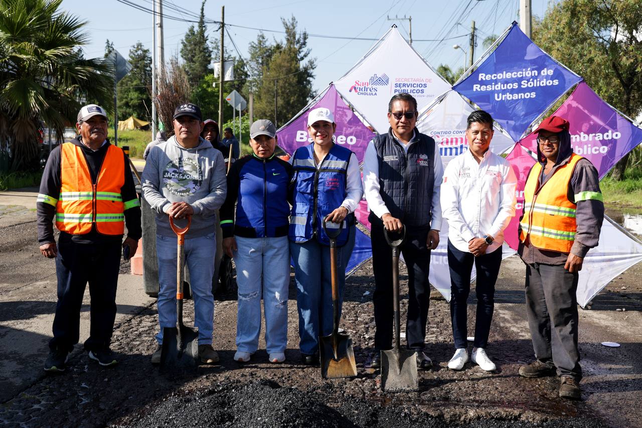Promueve Lupita Cuautle entornos seguros con jornada de limpieza en San Antonio Cacalotepec