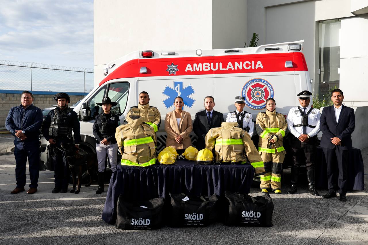 San Andrés Cholula a la vanguardia con estrategias integrales y equipamiento para la seguridad pública