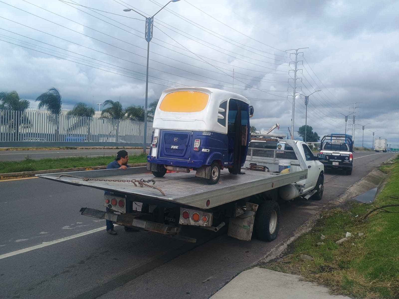 SSCyPC de Cuautlancingo continúa con operativos de mototaxis para detectar irregularidades 