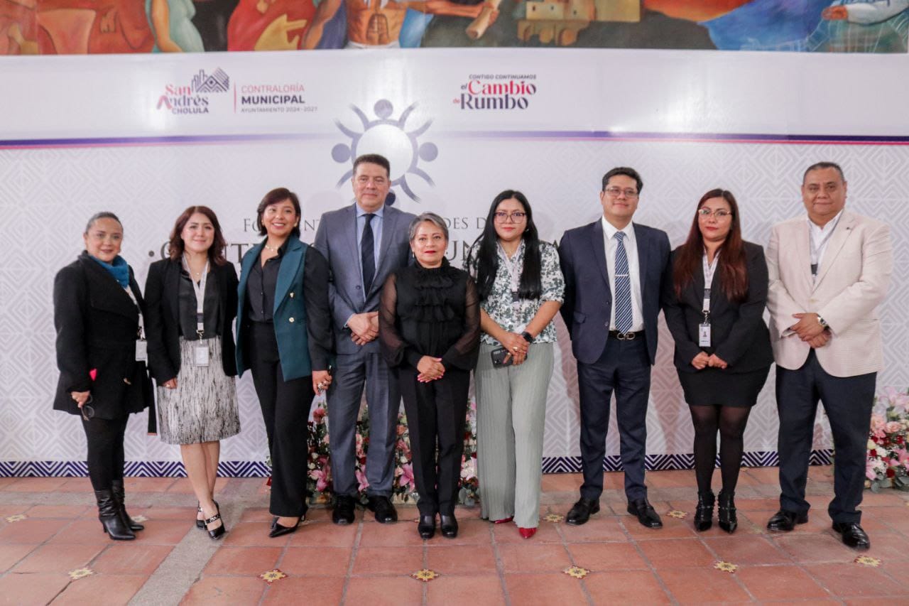 Reúne San Andrés Cholula a contralorías municipales para reforzar normativas y combatir malas prácticas