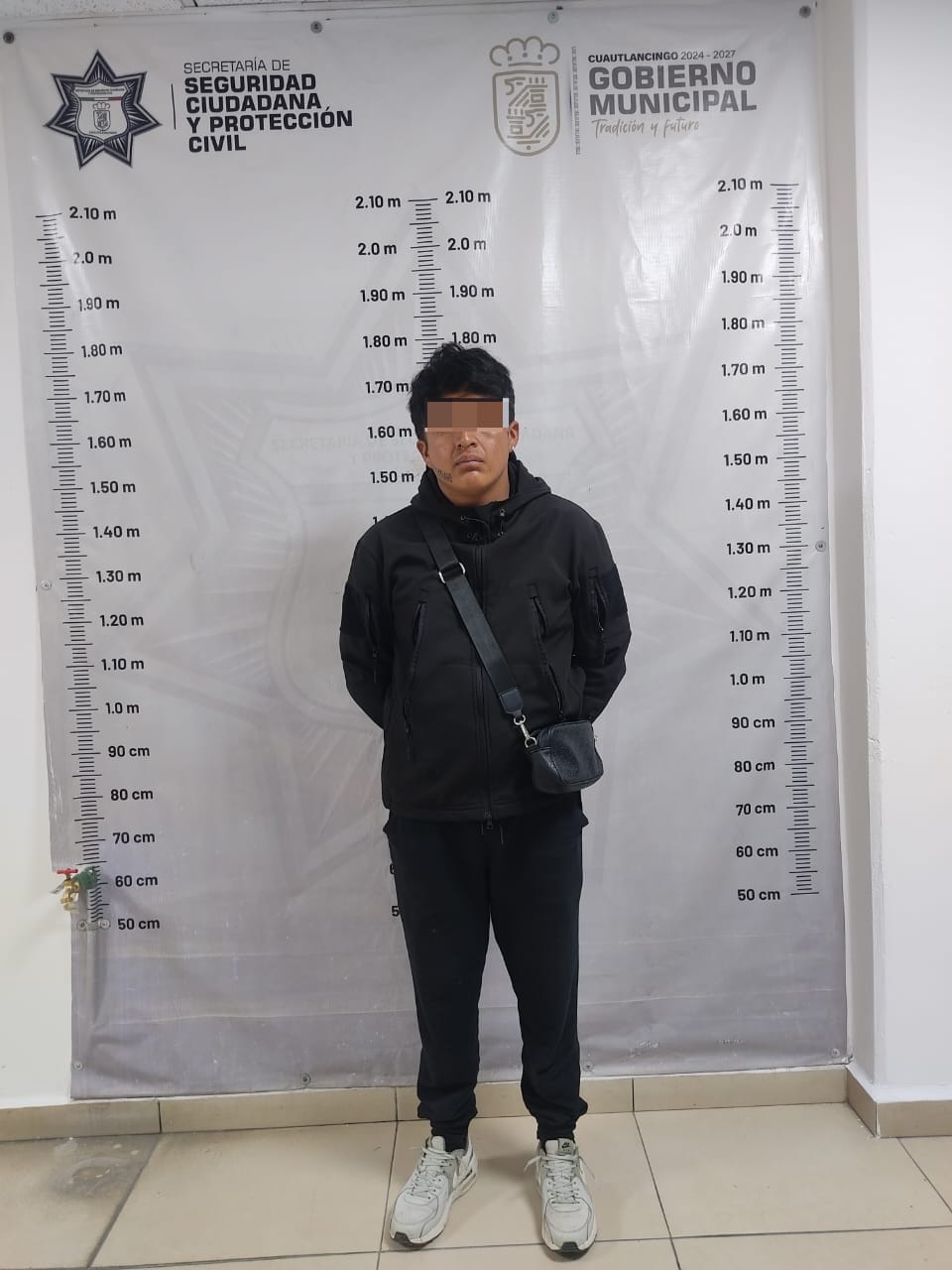 SSCyPC de Cuautlancingo recupera motocicleta con reporte de robo y asegura al conductor 