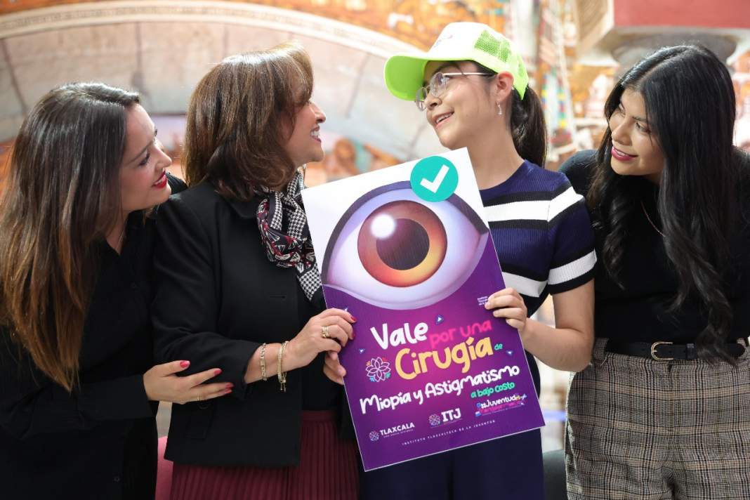 Entregan 200 cirugías visuales gratuitas a jóvenes de Tlaxcala