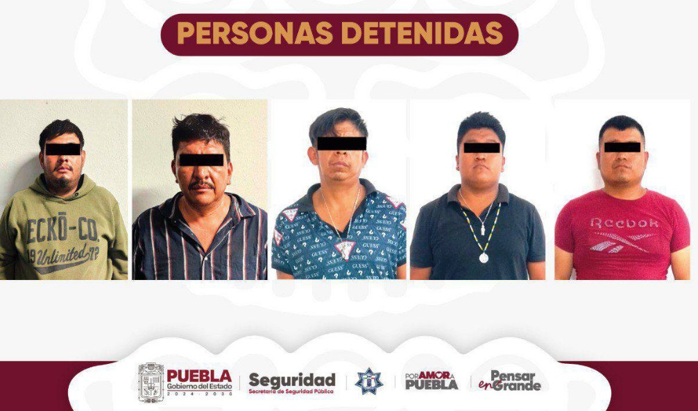 Operativos de la SSP logran detención de cinco hombres armados