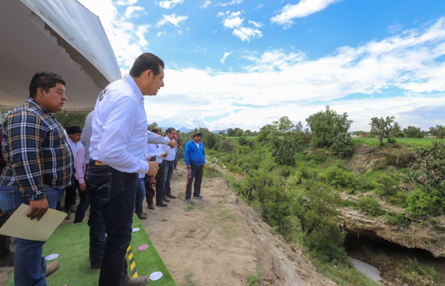 Gobernador Armenta impulsa el rescate ecológico del Tetzahuapan