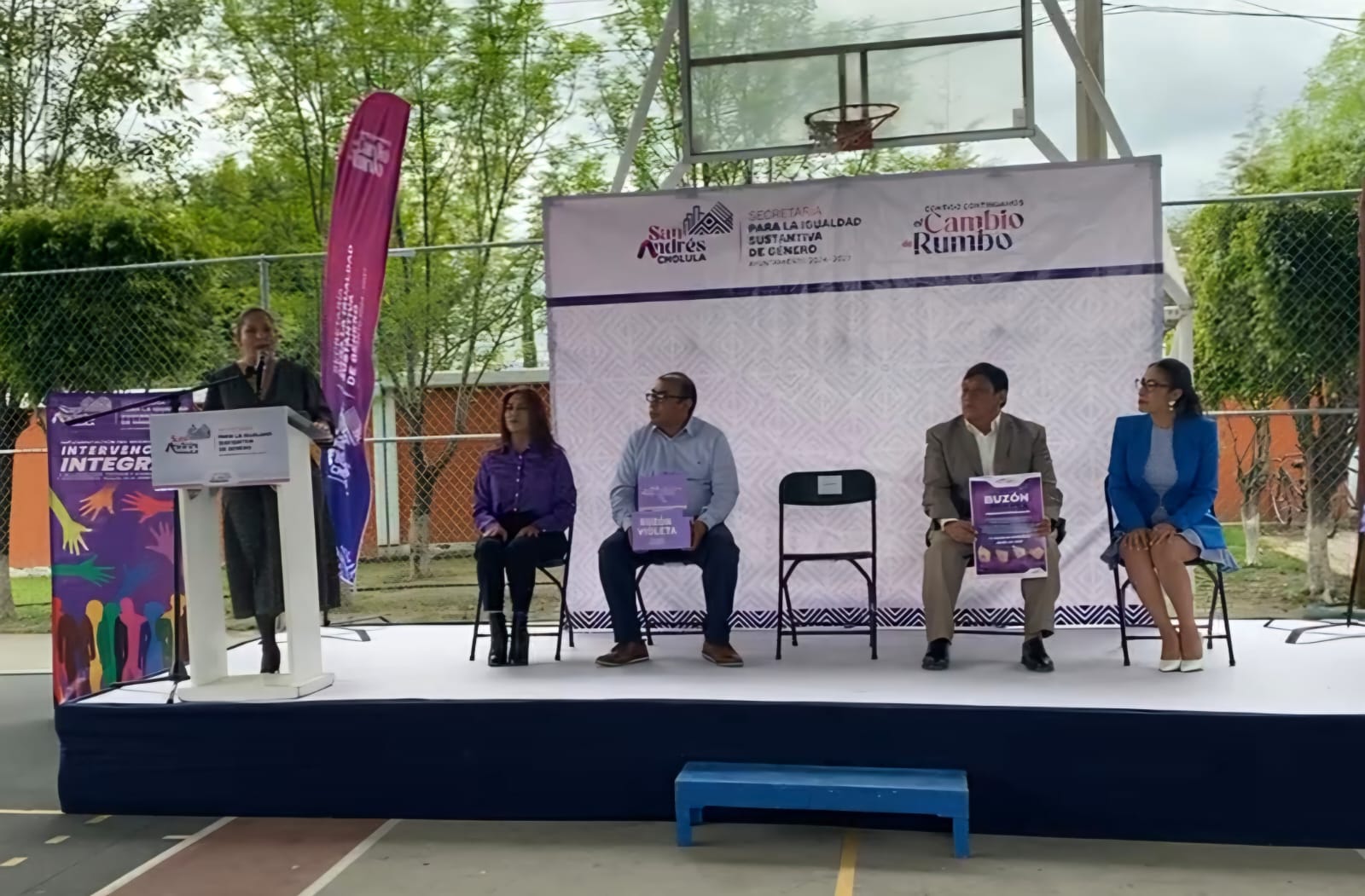 San Andrés Cholula refuerza la prevención del acoso escolar con entrega de Buzón Violeta