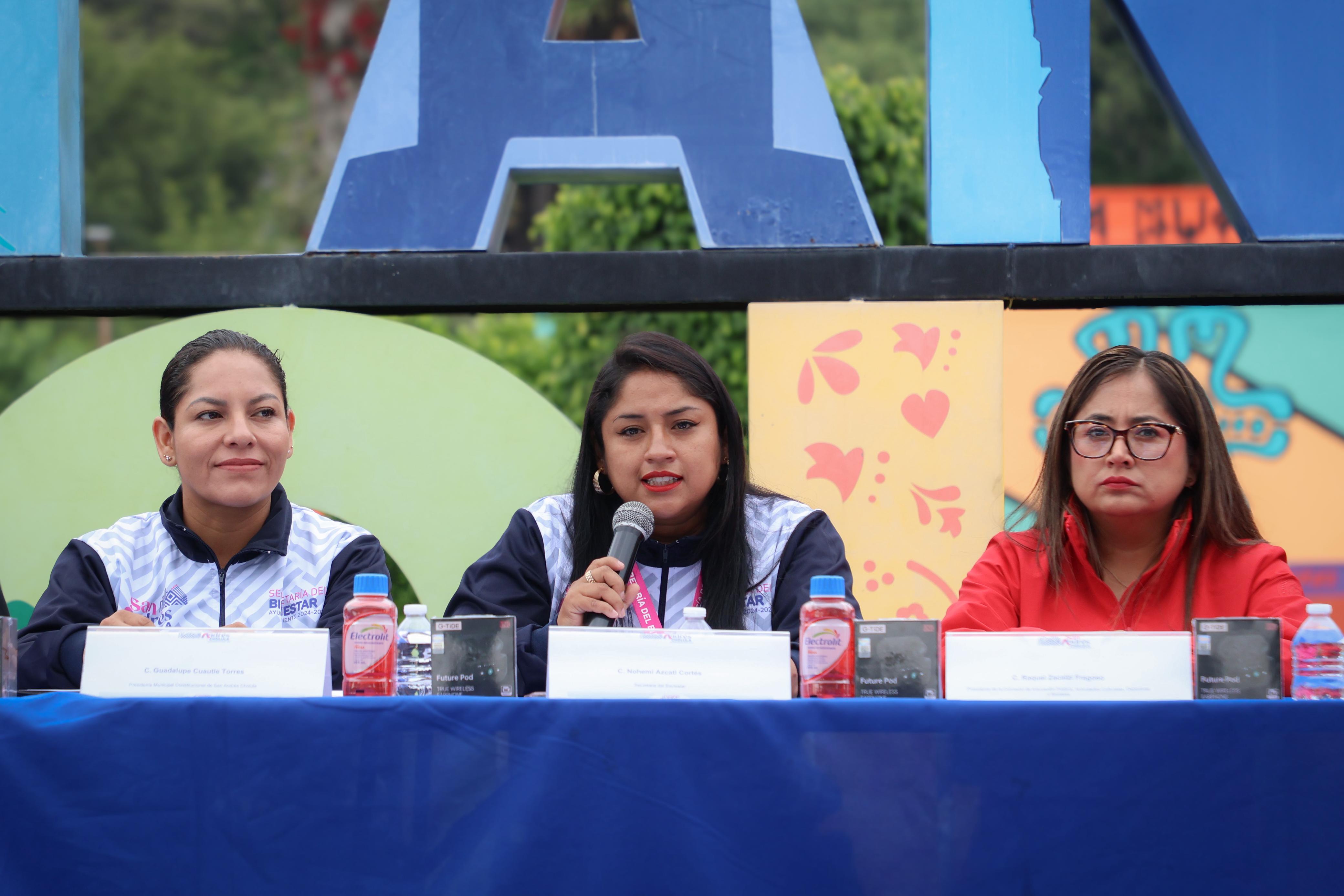Lupita Cuautle presenta carrera juvenil para promover el deporte y la cohesión social