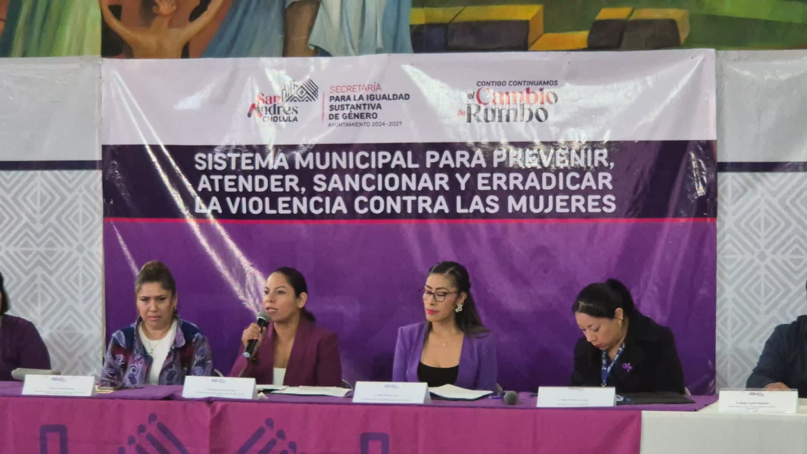 San Andrés Cholula a favor de la igualdad y contra la violencia de género