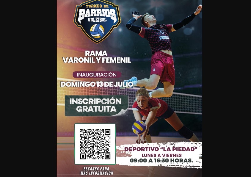 Puebla lanza el Torneo de Barrios de Voleibol 2025