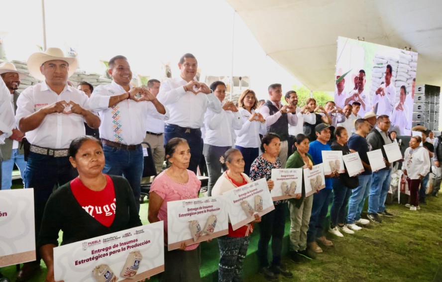 Impulsan el campo y obras comunitarias en Puebla con más de 20 mdp