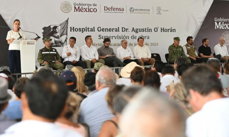 Supervisión presidencial al nuevo Hospital Agustín O’Horán en Mérida