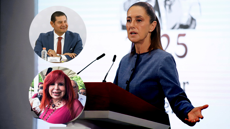 Sheinbaum defiende libertad de expresión y respalda a Armenta y Sansores