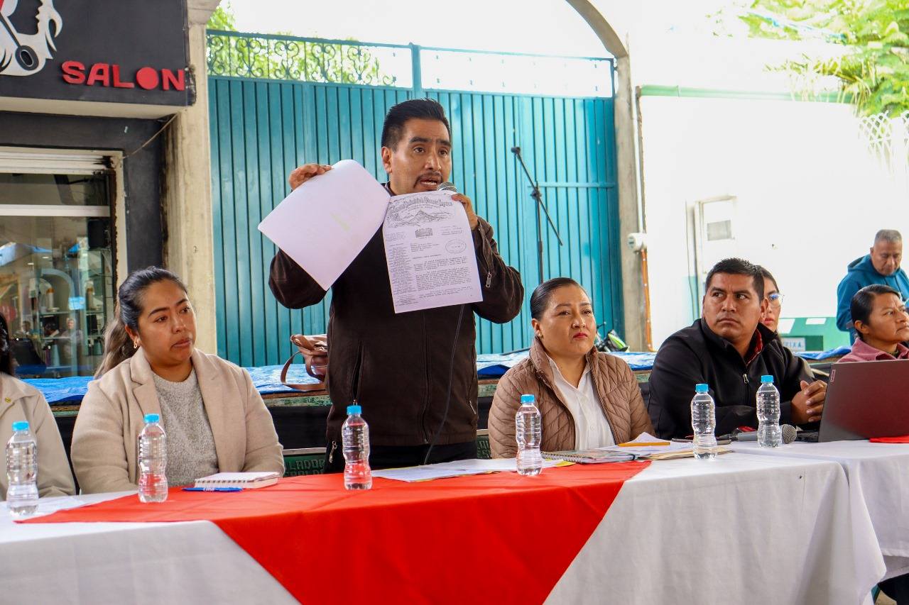 Realiza Nealtican reunión para transparentar convenio sobre agua