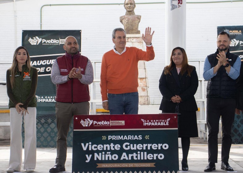 Obra educativa con enfoque inclusivo beneficia a más de 520 estudiantes en Puebla