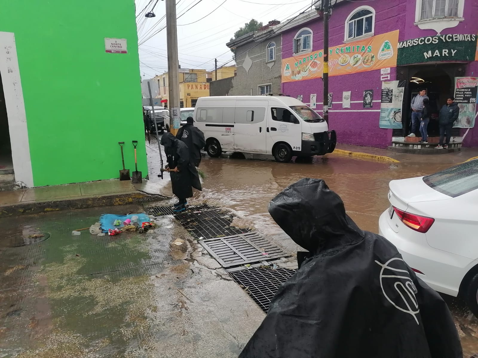 Acciones coordinadas ante lluvias intensas en San Pedro Cholula