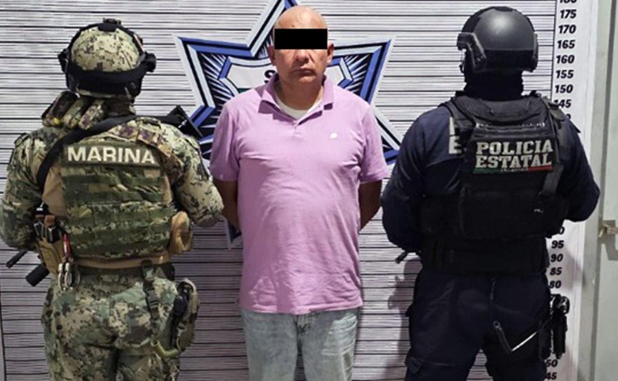 Capturan a presunto extorsionador en el Centro Histórico de Puebla