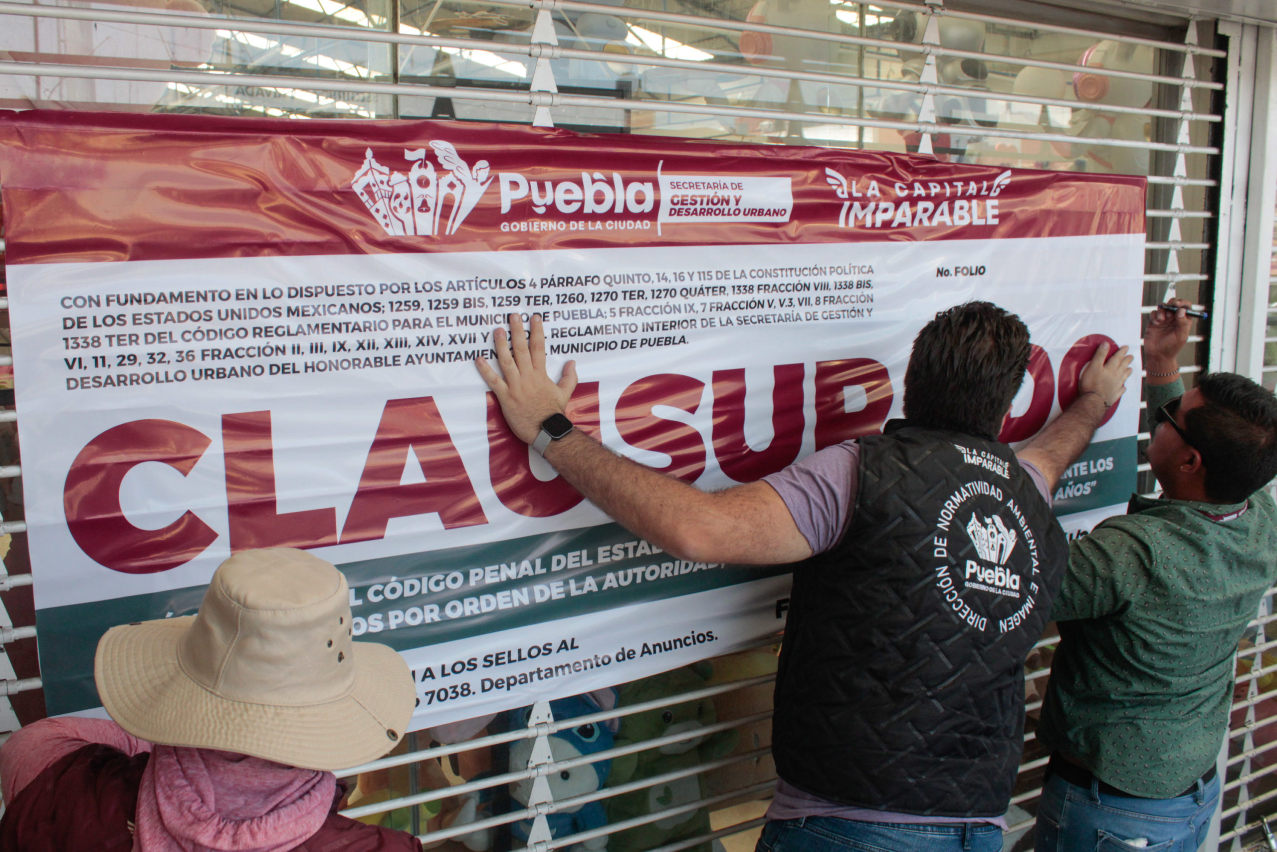 Clausura Ayuntamiento de Puebla 26 negocios en mayo por incumplir normas municipales