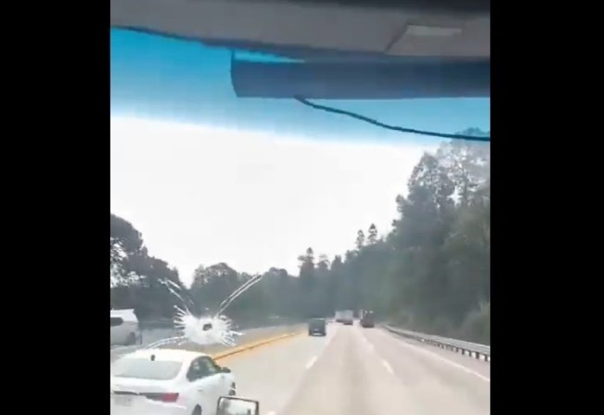 Trailero resulta herido en intento de asalto en la autopista México-Puebla