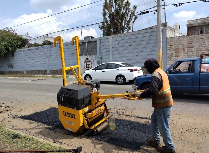 Avanza “Bacheando Puebla” con despliegue masivo de cuadrillas