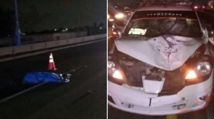 Fatal atropello en la autopista Puebla-Orizaba, a la altura de Amozoc