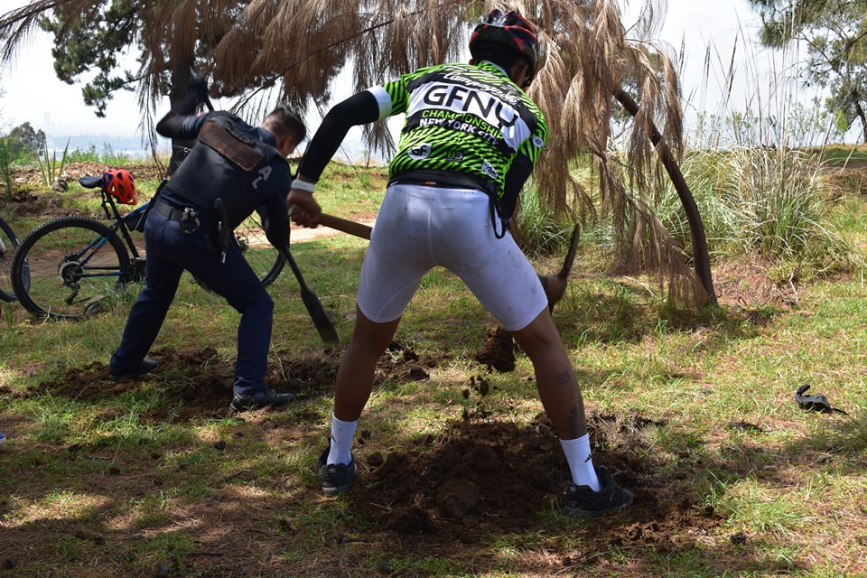 Policía Montada participa en jornada de reforestación en el Cerro Zapotecas