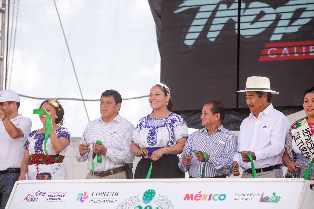 Inaugura Lupita Cuautle 29ª Feria del Nopal en San Bernardino Tlaxcalancingo