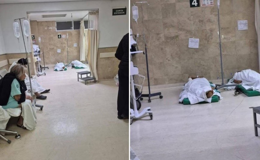 Denuncian atención médica en el piso en IMSS Tehuacán