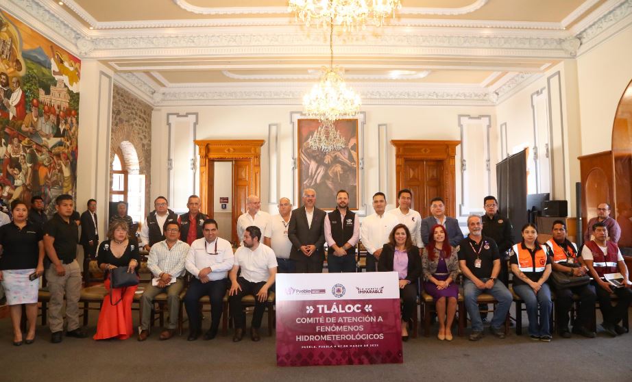 Creación del Comité para enfrentar riesgos climáticos en Puebla