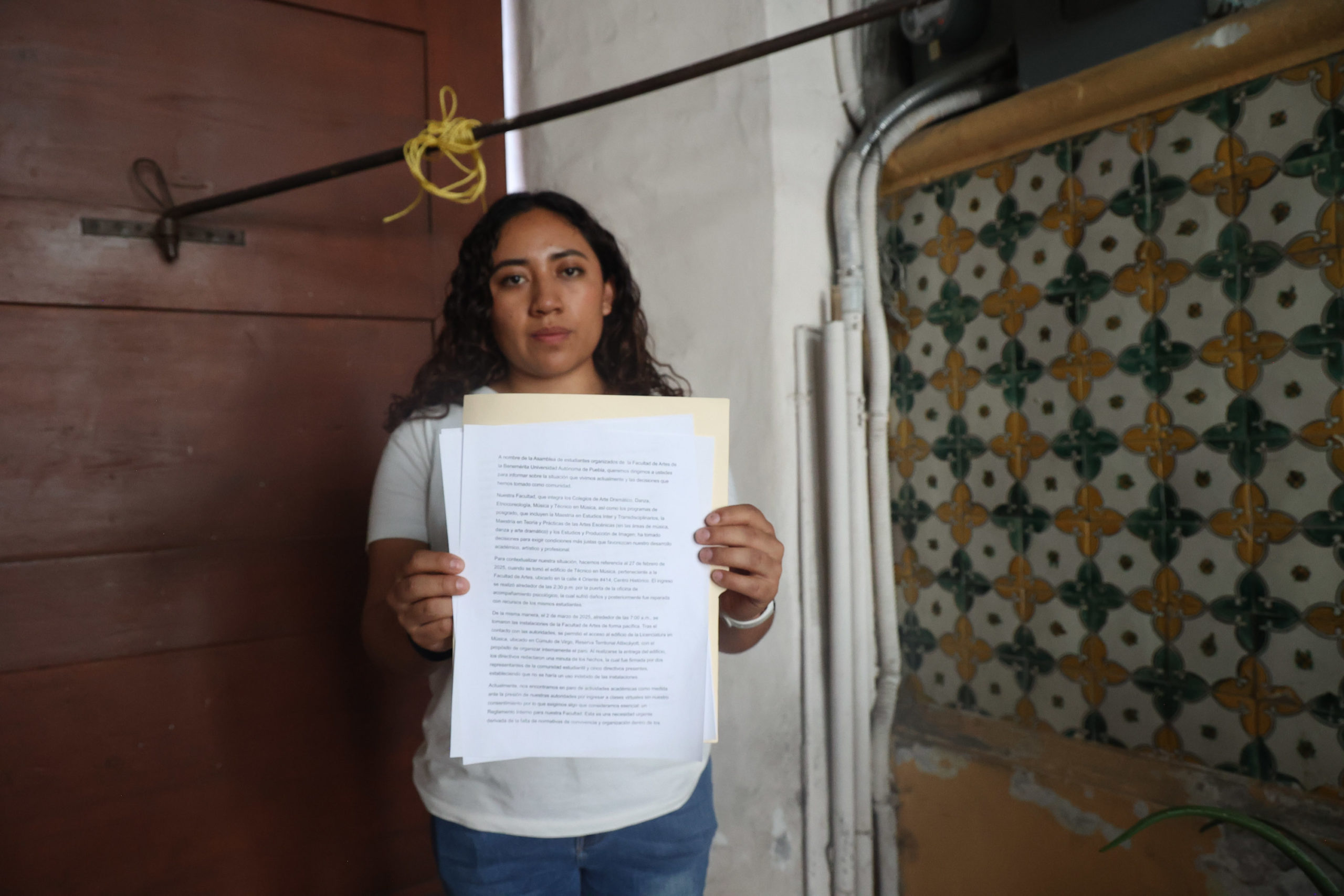 Estudiantes de la Facultad de Artes de la BUAP entregarán pliego petitorio el 19 de marzo