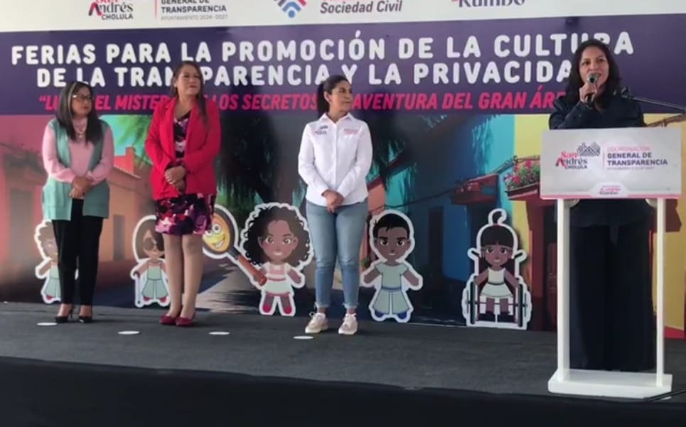 Encabeza Guadalupe Cuautle feria para Promover la Cultura de la Transparencia y la Privacidad en la Infancia